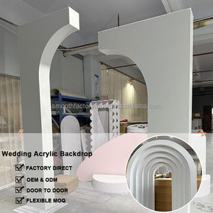 Arco de Acrílico Roto para Decoración de Escenarios de Bodas y Fiestas al Aire Libre, Fondo de Pared para Decoración de Eventos - Product Image 3