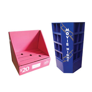 Magasin supermarché Fsdu Cdu carton plancher comptoir présentoir produits présentoir - Product Image 1