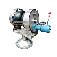 Treuil de pêche hydraulique 1-3 tonnes, résistance à la traction 304, en acier inoxydable, treuil de levage de filet de pêche marin 100 kg pour bateau de pêche