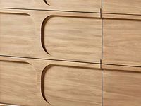 AJUNION 6 Commode en bois Meubles de salon de luxe Armoire couloir Console Table de rangement Armoire