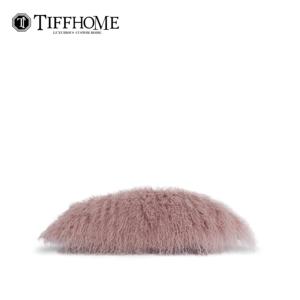 Tiff Home personalizado 30*50cm funda de cojín de princesa encantadora piel mongol Rosa todas las estaciones técnicas tejidas extraíbles al por mayor - Product Image 2