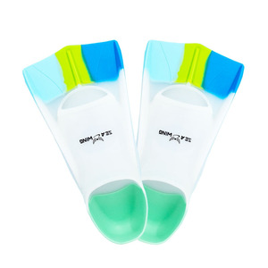 Palmes de natation pour enfants et adultes (hommes, femmes) – Pieds de grenouille à palettes courtes, souples et professionnelles pour la plongée libre - Product Image 1