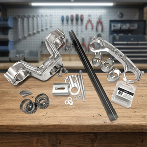 Kit de Placas de Eje Delantero para Yamaha Aerox 2003, Horquillas de 45-48 mm de Diámetro, Nuevo, Hecho en Italia, Compatible con JF-1 FG Gubellini MIR Fastace - Product Image 2