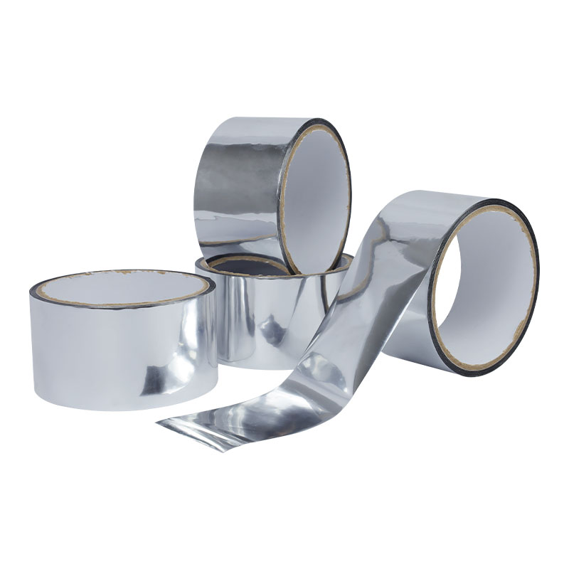 Custom Waterproof Self Adhesive Silver Fireproof Aluminum Foil Tape Adhesive Tape with Aluminium