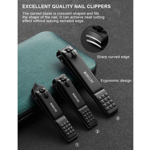 11 In 1 Professionele <span class=keywords><strong>Manicure</strong></span> Pedicure Set Nagelverzorging Tools Roestvrijstalen Nagelknipper Kits Met Reiskoffer - Product Image 2