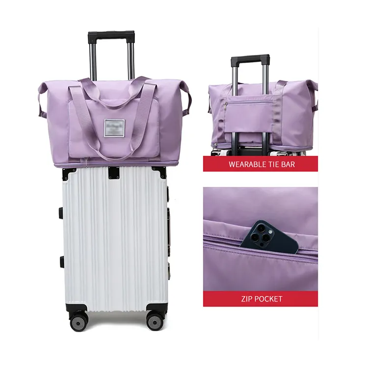 Вместительная складная дорожная сумка для женщин, для путешествий и выходных