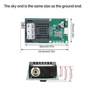 Module émetteur-récepteur optique TTL Ciel/Terre DC 5.5-26V Interface FC RX/TX/<span class=keywords><strong>AV</strong></span>/VCC/GND pour drones Module TTL vers fibre optique - Product Image 6
