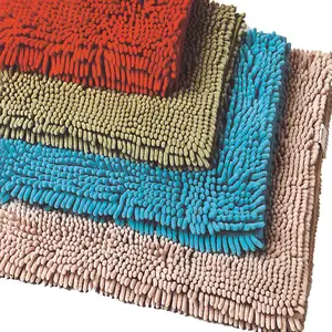 Floor Mat Microfiber Door Mat Microfiber Chenille Bath Rug