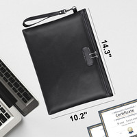 Sac à documents ignifuge personnalisable en silicone et fibre de verre à double fermeture éclair, logo personnalisé, en stock pour les assurances légales