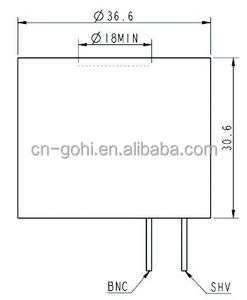 N6011 Tubo Fotomultiplicador de Placa de Microcanal de Respuesta Rápida, Ventana de Vidrio <span class=keywords><strong>MgF2</strong></span> OEM, Fotocatodo de CsTe, Espectral 115-320nm - Product Image 5
