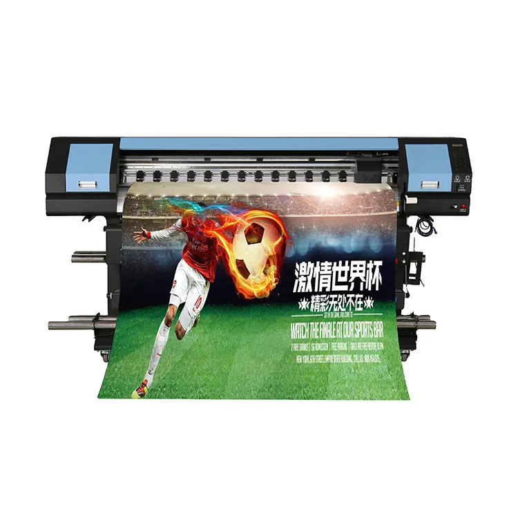 1.6M Dx5 Kepala Mesin Pakaian Jadi Nonair Eco Printer Format Besar Printer Uv Printer Digital Flatbed