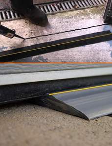 Bande d'étanchéité universelle en EPDM et PVC pour <span class=keywords><strong>seuil</strong></span> <span class=keywords><strong>de</strong></span> <span class=keywords><strong>porte</strong></span> <span class=keywords><strong>de</strong></span> garage, joint <span class=keywords><strong>de</strong></span> <span class=keywords><strong>porte</strong></span> inférieur en caoutchouc résistant aux intempéries, fourni par l'usine - Product Image 6