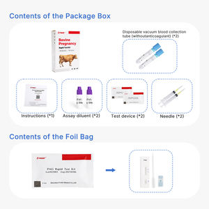 Tiras de Teste Veterinário para Animais SZFINDE |   Kit de Detecção Rápida de Sangue para Gravidez Bovina |   Kit de Teste de Gravidez para Gado Bovino - Product Image 2