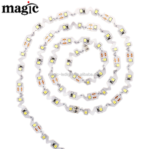 100m mỗi Reel <span class=keywords><strong>24V</strong></span> 12V không thấm nước zigzag S Loại 60 LED mỗi mét SMD 2835 IP65 uốn cong LED Strip - Product Image 2