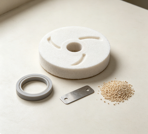 Rueda de Piedra de Corindón Blanco de Alta Calidad 40kg/h para Repuesto de Máquina Moledora de Leche de Soja y Arroz - Product Image 6