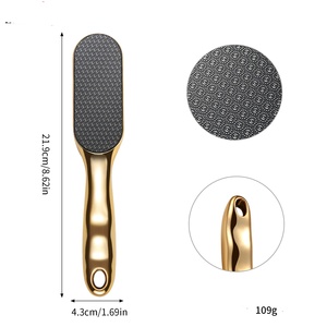 Lima de pie de vidrio nano de mango largo, herramienta doble de plástico para eliminar callosidades y piel muerta, estilo artefacto, cuidado de pies, superventas - Product Image 6