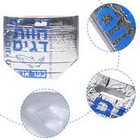 Sanne — sac isotherme jetable EPE à emporter, papier d'aluminium personnalisable, pour conserver la crème glacée aux fruits, avec fermeture à glissière