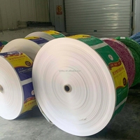 Sac d'alimentation de haute qualité de 25 kg, grand sac d'emballage pour volailles résistant à l'humidité, sac tissé laminé en PP pour l'alimentation animale (porcs, poulets)