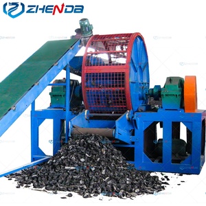 Machine de recyclage automatique de pneus usagés la plus populaire avec moteur et équipement de fabrication de granulés de poudre de caoutchouc haute capacité - Product Image 1
