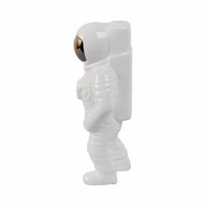 Statua in Ceramica di Astronauta, Scultura Decorativa Moderna per Casa, Ufficio, Bagno, Soggiorno - Product Image 5