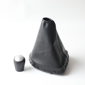 Funda de cuero para palanca de cambios, estilo clásico, para Nissan, funda protectora para palanca de cambios de transmisión manual - Product Image 4