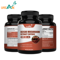 Lifecare Supply OEM Marque privée Meilleure vente Supplément à base de plantes Vitamine Reishi Champignon Capsules