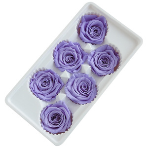 Vente en gros de têtes de roses magnifiques de haute qualité de 5-6 cm, grandes roses préservées, fleurs préservées - Product Image 6