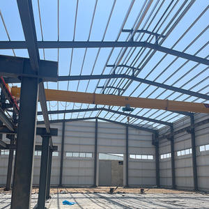 Estructura de Acero para Construcción de Fábricas, Almacenes y Garajes de Acero al Carbono, Taller de Oxidación y Procesamiento en Uzbekistán - Product Image 3