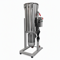 Commerciële fruit- en groenteblander 45L grote capaciteit sapcentrifuge en -pers voor spinazie, wortel, gember, 3000W hoge snelheid blender