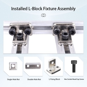 Componentes Neumáticos, Bloques de Conexión para Brazos Robóticos, Placas de Unión de Perfiles de Aluminio para la Construcción de Estructuras - Product Image 2