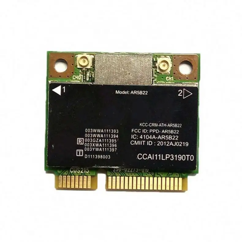 एथेरोज़ AR5B22 AR9462 डुअल बैंड 300Mbps वायरलेस मिनी PCI-e वाईफाई एडाप्टर PCi एक्सप्रेस WLAN कार्ड + Ble 4.0 के लिए WTXUP