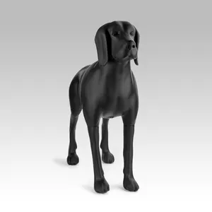 Sunray Mascota Hersteller Display Wel maraner Hund Schaufenster puppe Fiberglas Hund Modell Fiberglas Hund Schaufenster puppe