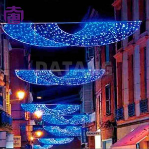 Artistic 2d Across Motif Led Decorative Lights For University Campus Christmas Festival Street Crossing Seasonal Event Decor - Product Image 6