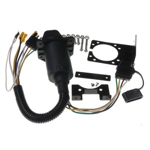 Trailer <b>Plug</b> <b>Adapter</b> 4 Pin To 4 7 Pin Converter Car Rv <b>Power</b> Supply Taillight Connection - Product Image 3