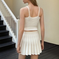 Fabricants de vêtements : Vêtements en gros – Débardeur femme avec camisole douce à fines bretelles et nœud pour robe sexy