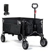 접이식 휴대용 스틸 트롤리 왜건 운반 접을 수있는 유틸리티 접이식 카트 캠핑 해변 자동차 쇼핑 피크닉 아연 도금 - Product Image 4