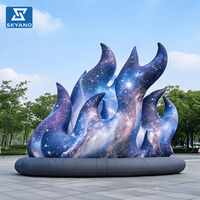 Modèle gonflable publicitaire Galaxie Flamme, Ciel Étoilé, pour scène et événements