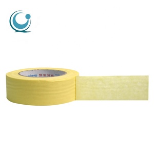 China Factory Direct Sale Custom Yellow Crepe Paper Masking Tape - Product Image 1