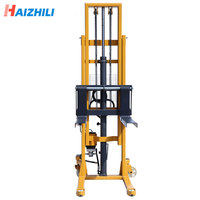 Haizhili Gerbeur semi-électrique pour camion à main 2T 3M Chariot élévateur hydraulique gerbeur électrique autonome de palettes à main
