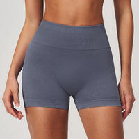 Ensembles de yoga pour femmes, séchage rapide, doux, sans couture, côtelés, avec soutien-gorge de sport dos nu et leggings courts taille haute, directement de l'usine