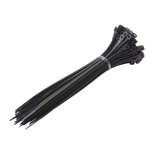 Attaches-câbles en plastique autobloquants en nylon 66, couleur noire, fabriqués en Chine - Product Image 4