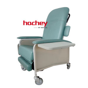 호체이 메디컬 3단계 리클라이너 의료용 수동 리클라이닝 IV 주입 의자 완전히 접히는 임상 케어 리클라이너 - Product Image 2