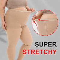 Collants de compression de grade 2 pour femmes, antidérapants, doux, mi-cuisses, médicaux, pour le voyage, en Spandex/Nylon, taille XXL