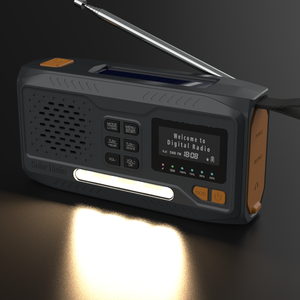 Nuovo 4500mah solare di emergenza manovella <span class=keywords><strong>Radio</strong></span> FM DAB/DAB + <span class=keywords><strong>Radio</strong></span> <span class=keywords><strong>digitale</strong></span> con Jack per cuffie lampada a LED Power Bank Charge - Product Image 6
