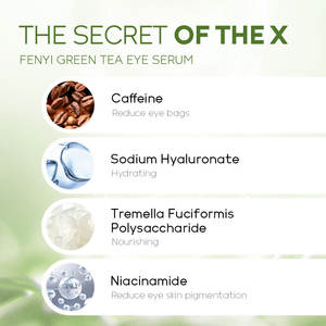 Suero en Crema para Ojos con Té Verde de 15 ml, Elimina las Bolsas de los Ojos, Aclara las Ojeras, Cafeína, Suaviza las Arrugas, Suero Antienvejecimiento para Ojos - Product Image 5