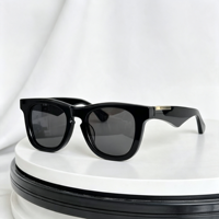 Nouvelles lunettes de soleil carrées rétro à monture intégrale, verres transparents dégradés, unisexes, haut de gamme, pour la conduite, protection UV400
