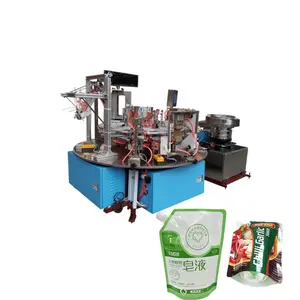 Factory Price 3 Side Sealing Spouted Pouch Making Machine Flat Pocket Bag Making Machine Price