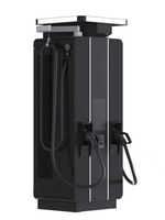 ETplus Nueva Estación de Carga Rápida para Vehículos Eléctricos de 30KW-480KW DC con Certificación ETL/Energy Star, Interfaz CCS, Soporte de Piso y Doble Conector