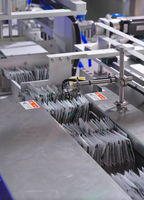 Collateur de sachets haute vitesse pour le regroupement de sachets et le chargement de cartons de sachets autoportants