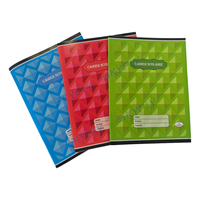 Cahier scolaire A5 personnalisé, cahier africain 100 pages, lignage français, cahier d'exercices A5 200 pages pour étudiants